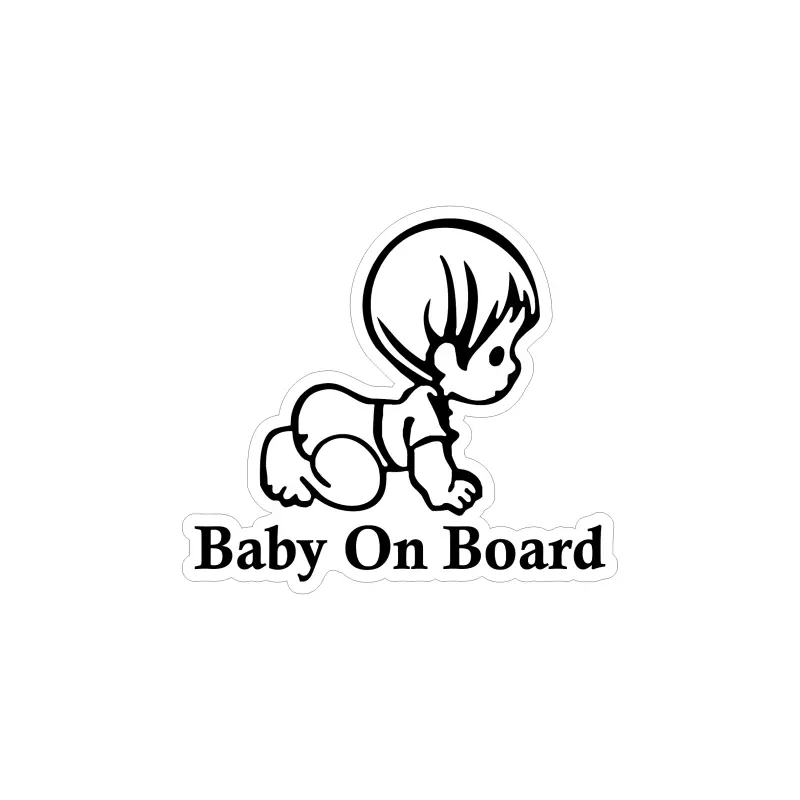 Baby on board, autocolant, dimensiune 100x100 mm, model 059